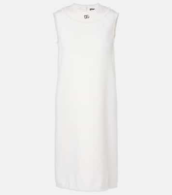 DG wool-blend tweed shift dress | Dolce&Gabbana