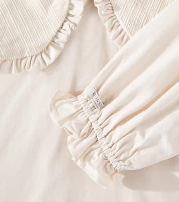 Mellys ruffled cotton-blend blouse | Donsje