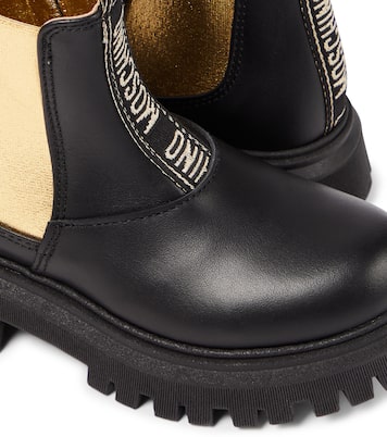 Chelsea Boots aus Leder | Moschino Kids
