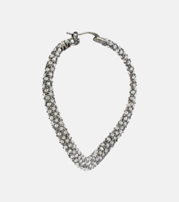 Orecchini a cerchio Shadowshine con cristalli | Valentino