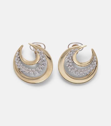 Boucles d'oreilles Golden Strada en or 18 ct et diamants | Yeprem
