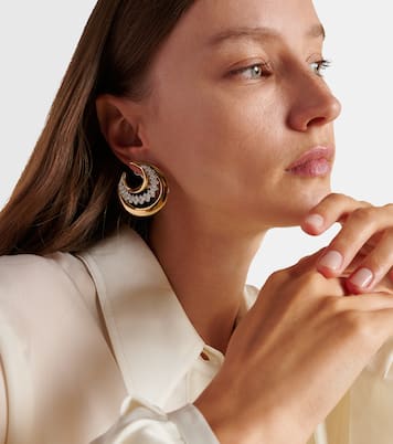 Boucles d'oreilles Golden Strada en or 18 ct et diamants | Yeprem