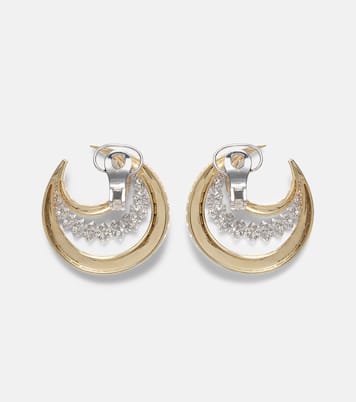 Boucles d'oreilles Golden Strada en or 18 ct et diamants | Yeprem