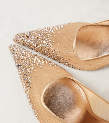Pumps Ixia 95 in mesh con cristalli | Jimmy Choo