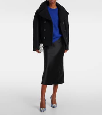 Camelia 90 tweed pumps | Amina Muaddi