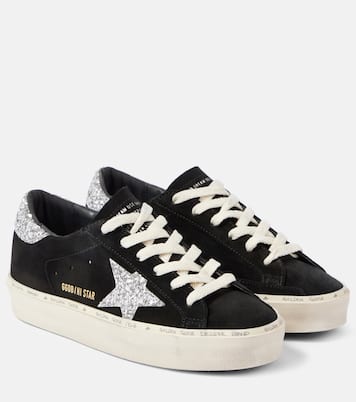 Baskets Hi Star en daim à paillettes | Golden Goose