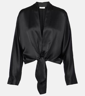 Blusa in seta con fiocco | The Sei
