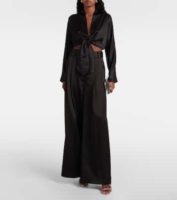 Blusa in seta con fiocco | The Sei