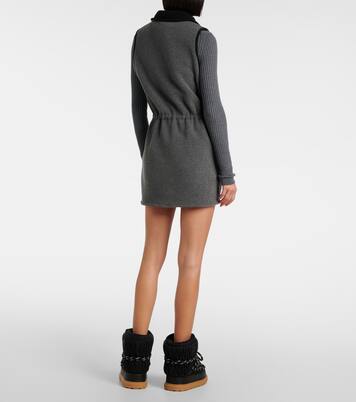 Minikleid aus Fleece | Miu Miu