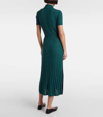 Abito chemisier in cashmere e seta | Gabriela Hearst