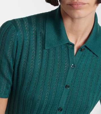 Abito chemisier in cashmere e seta | Gabriela Hearst