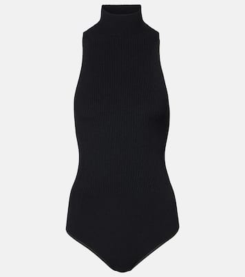 Halterneck jersey bodysuit | Alaïa