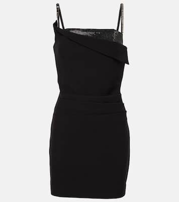 Crystal-embellished crêpe minidress | Roland Mouret