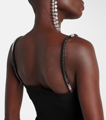 Crystal-embellished crêpe minidress | Roland Mouret