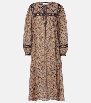 Abito midi Greila in voile di cotone | Marant Etoile
