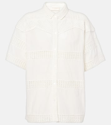 Camicia Amal in crochet di cotone | Ulla Johnson