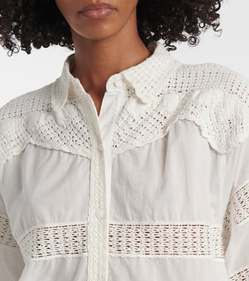 Camicia Amal in crochet di cotone | Ulla Johnson