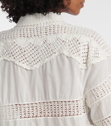 Camicia Amal in crochet di cotone | Ulla Johnson