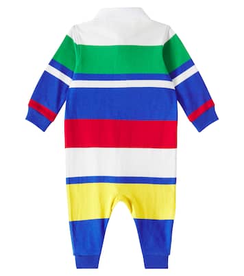 Baby striped cotton onesie | Polo Ralph Lauren Kids