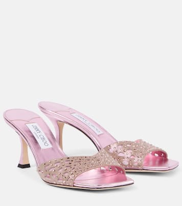 Skye 70 embellished suede mules | Jimmy Choo