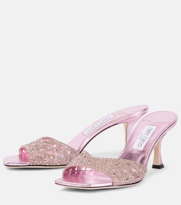 Skye 70 embellished suede mules | Jimmy Choo