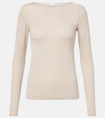 Cashmere and silk-blend sweater | Brunello Cucinelli