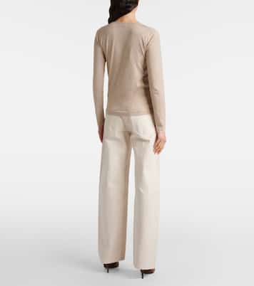 Cashmere and silk-blend sweater | Brunello Cucinelli