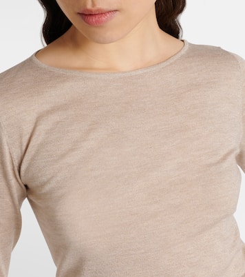 Cashmere and silk-blend sweater | Brunello Cucinelli