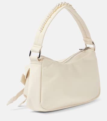 Schultertasche Utility Bow mit Zierperlen | Simone Rocha