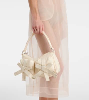 Schultertasche Utility Bow mit Zierperlen | Simone Rocha