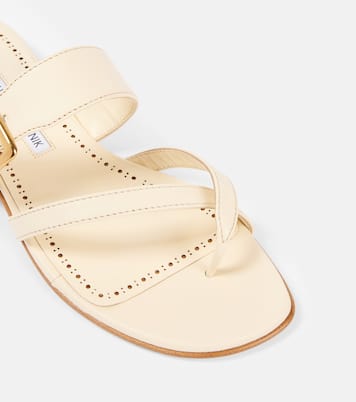 Sandales Thalusa 10 en cuir | Manolo Blahnik