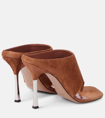 Lorena 100 suede thong sandals | Paris Texas