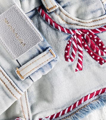 Bébé – Short en jean et dentelle | Monnalisa
