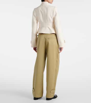 Giacca con cut-out e cintura | Burberry