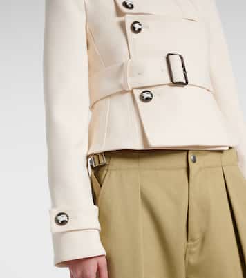 Giacca con cut-out e cintura | Burberry