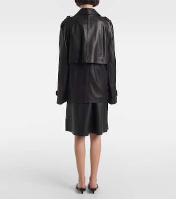 Oversize-Lederjacke | Toteme