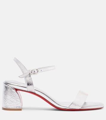 Miss Jane 55 metallic leather sandals | Christian Louboutin