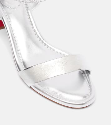 Miss Jane 55 metallic leather sandals | Christian Louboutin