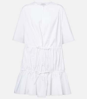 Tiered cotton minidress | Alaïa
