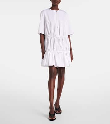 Tiered cotton minidress | Alaïa
