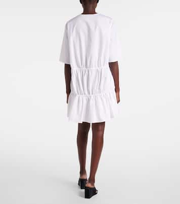 Tiered cotton minidress | Alaïa