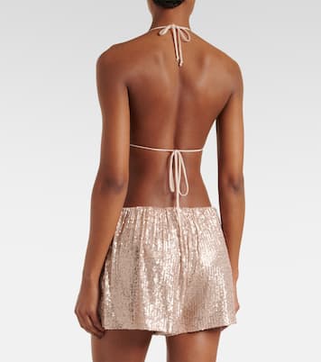Short Boyfriend Elephant à sequins | Norma Kamali