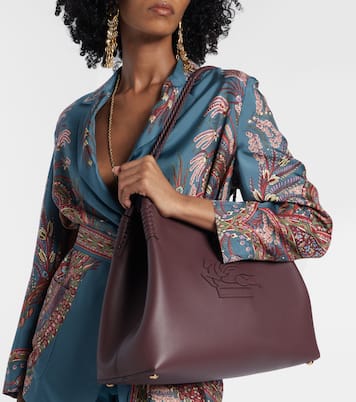 Schultertasche Libra Medium aus Leder | Etro