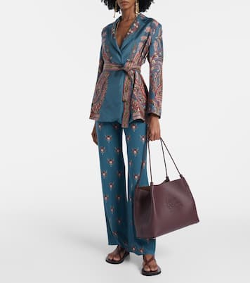 Schultertasche Libra Medium aus Leder | Etro