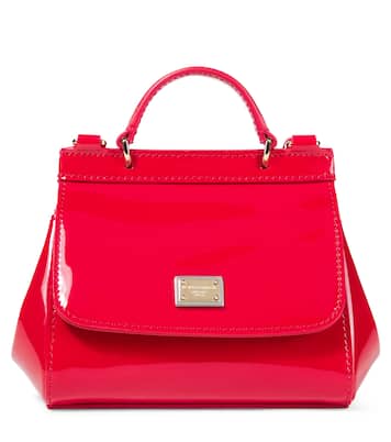 Sicily Mini patent leather tote bag | Dolce&Gabbana Kids