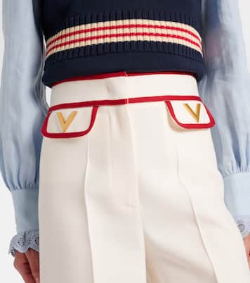 Crêpe Couture wide-leg pants | Valentino
