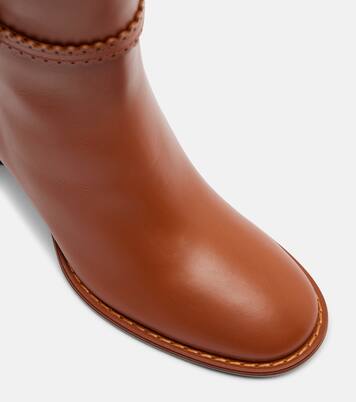 Eddie 70 leather knee-high boots | Zimmermann