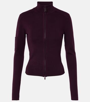 Wool-blend zip-up sweater | Victoria Beckham