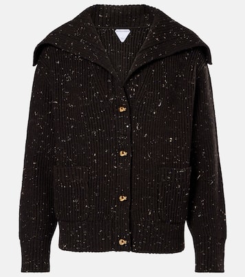Ribbed-knit wool-blend cardigan | Bottega Veneta