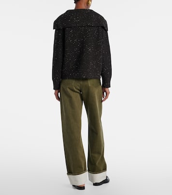 Ribbed-knit wool-blend cardigan | Bottega Veneta